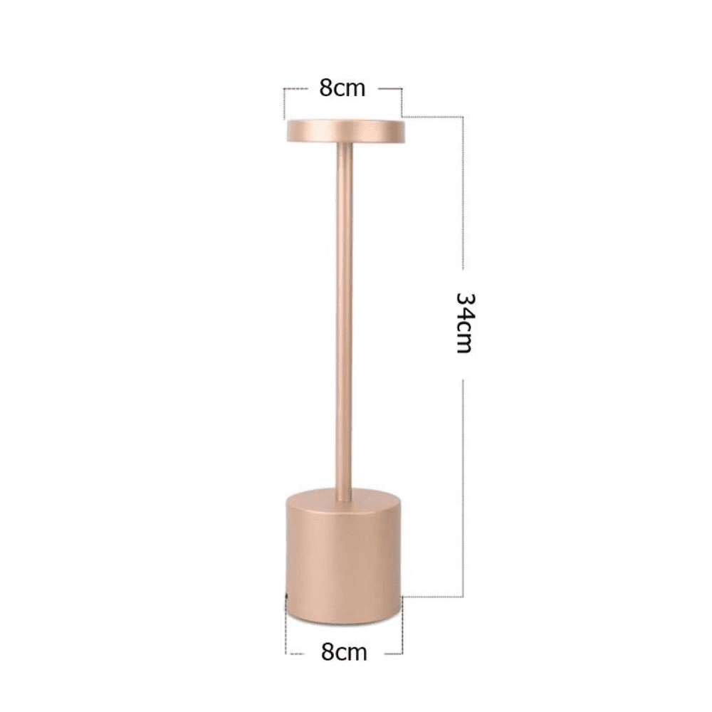 Luminária de Mesa LED Touch para Quarto/Sala - Decoração