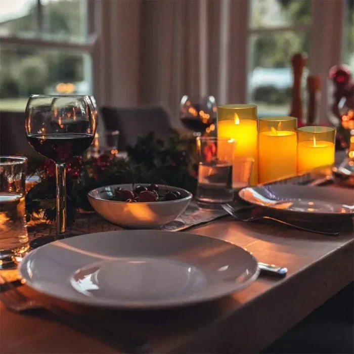 Kit 3 Velas de LED com Controle Remoto