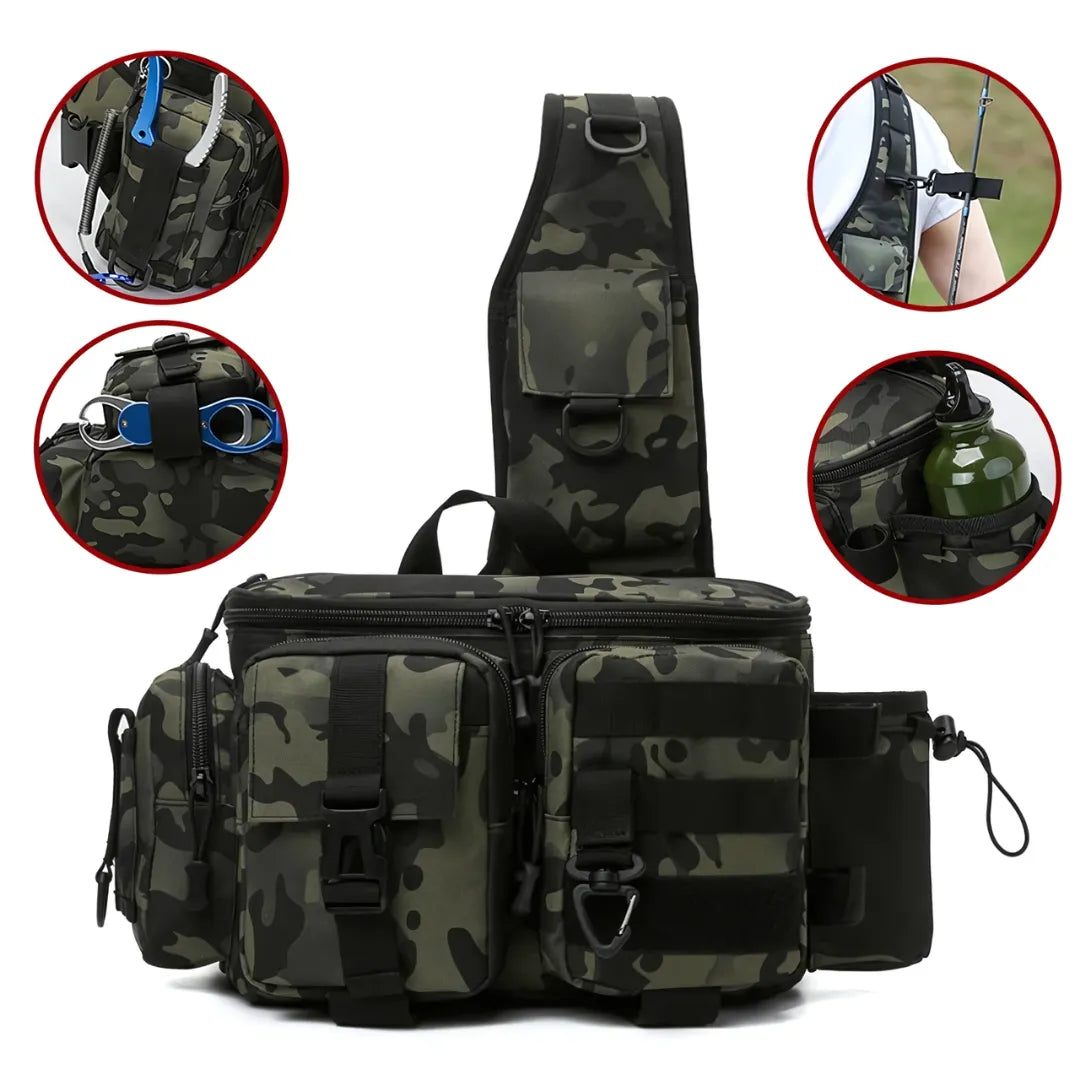 Mochila de Pesca Impermeável Basicalle Fishing