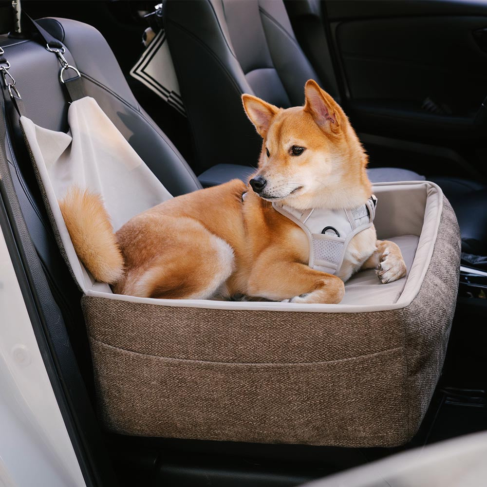 Cama de pet para carro com assento espesso
