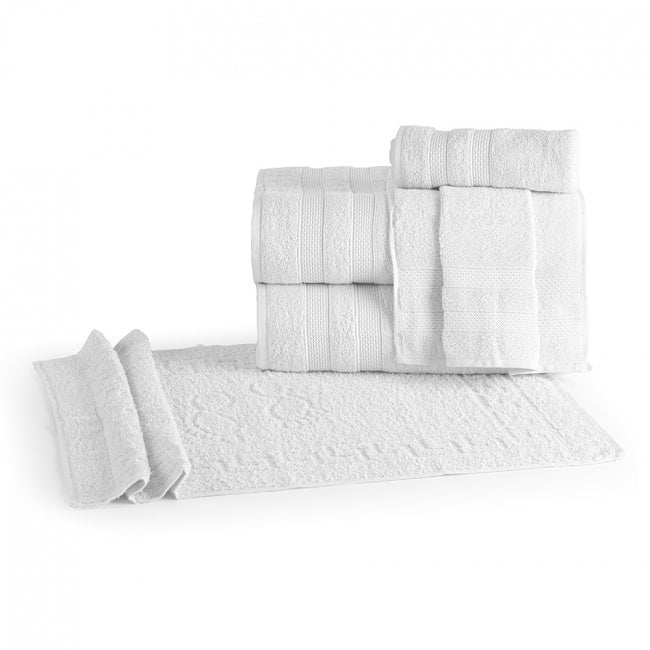 Jogo De Banho 5 Peças 430g/M² 100% Algodão Branco