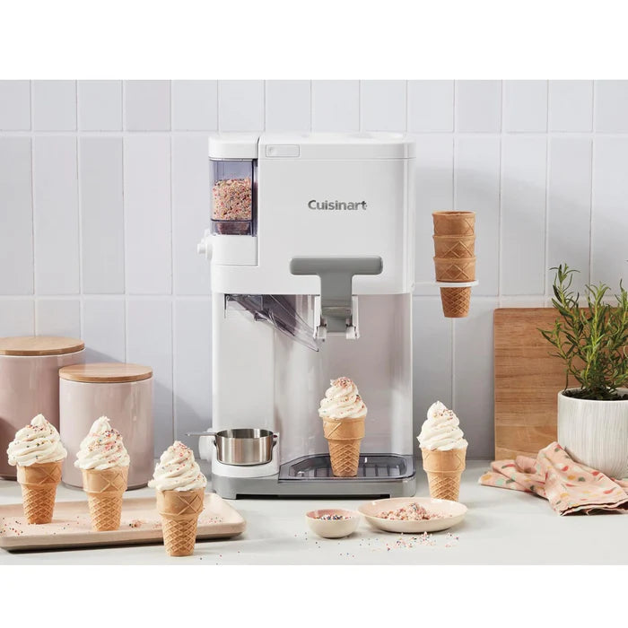 Máquina de Gelato e Sorvete Cuisinart 2.5 Litros + Curso Profissional Gelateria Italiana de Brinde