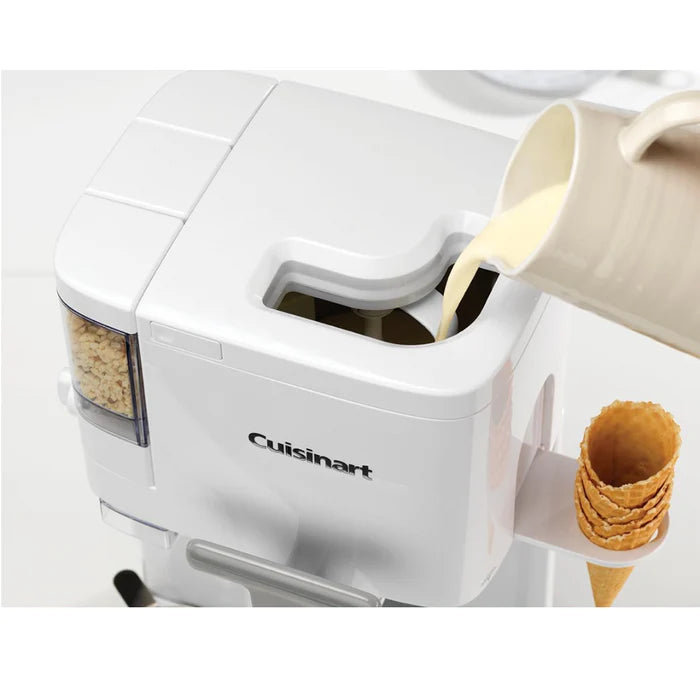 Máquina de Gelato e Sorvete Cuisinart 2.5 Litros + Curso Profissional Gelateria Italiana de Brinde