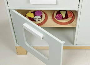 Kit Cozinha com Forno de Pizza e Geladeira + (BRINDE Talheres e Legumes)