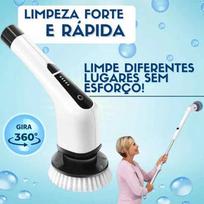 Escova Automática Casanova 9 em 1 + Bateria Extra de Brinde