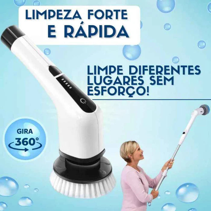 Escova Automática Casanova 9 em 1 + Bateria Extra de Brinde