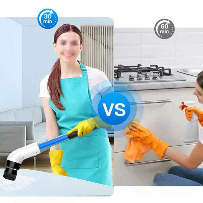 Escova Automática Casanova 9 em 1 + Bateria Extra de Brinde