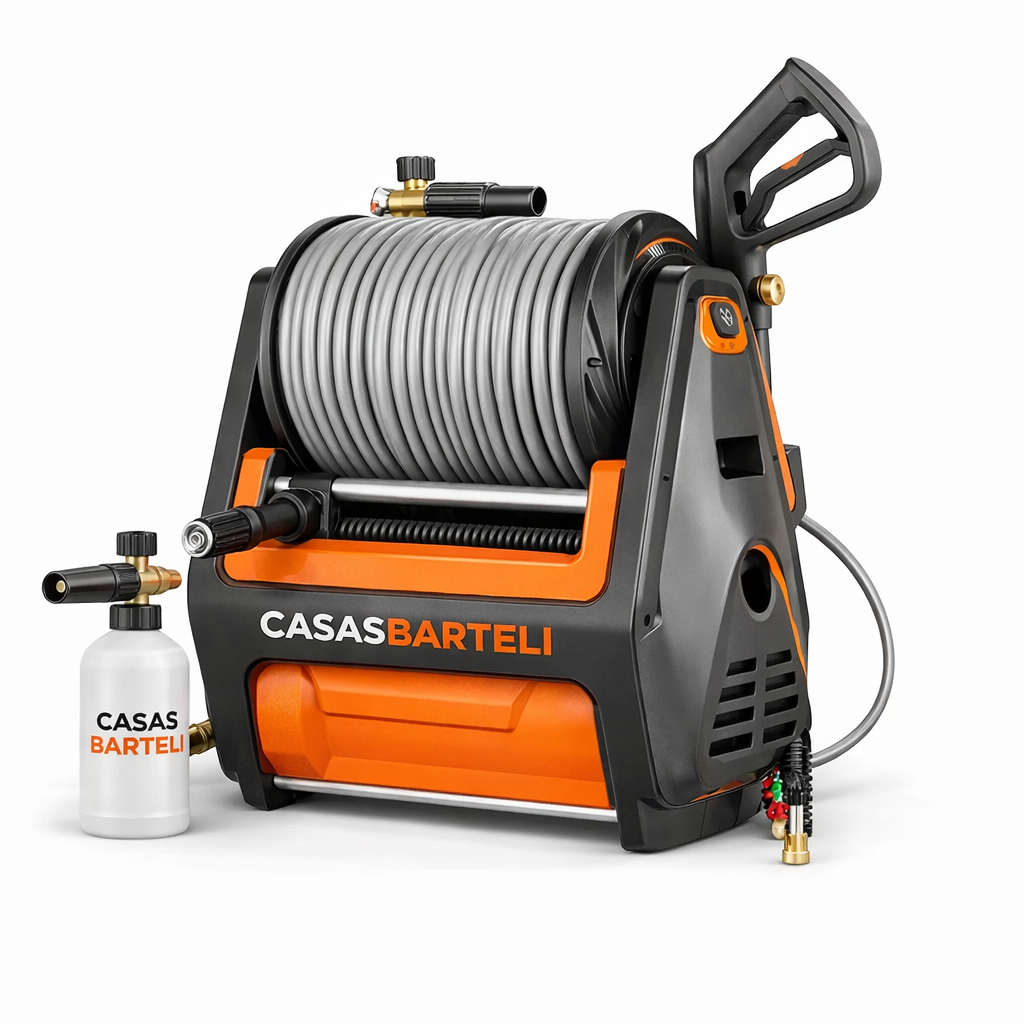 KIT Lavadora de Alta Pressão + Mangueira 30 Metros + (BRINDE: Espumador)