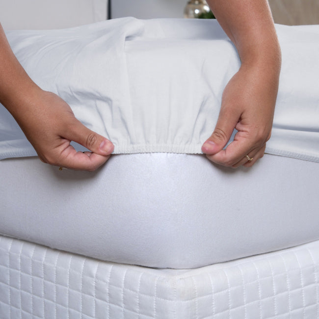 Jogo de Lençol 4 Peças 400 Fios Ponto Palito Branco